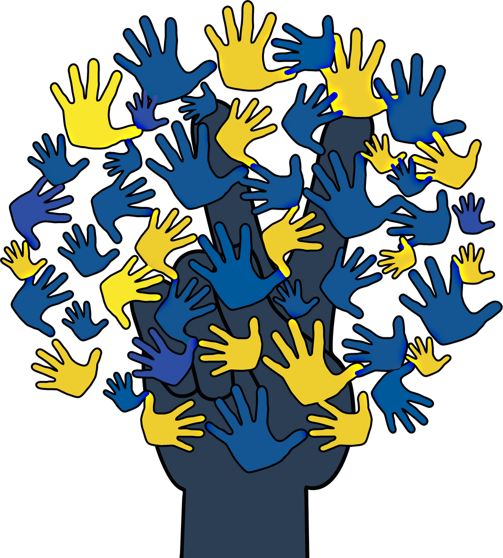 Volunteers for Ukraine Illustration